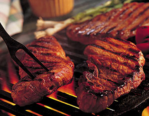 perfect barbecued steak