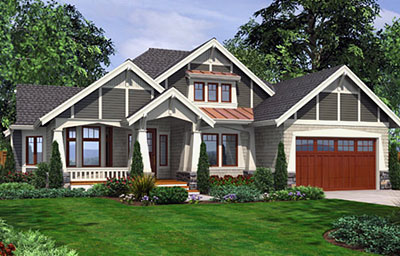Brownstone House Plan is an efficient design featuring a spacious great room