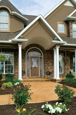 Therma-Tru fiberglass front entry doors