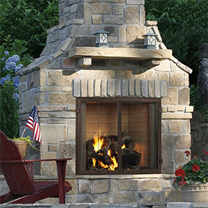 Heat & Glo Castlewood Wood Fireplace