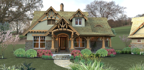 Our most popular bungalow house plan features a comfortable lanai and porch and a covered front porch. This enchanting fairytale style house plan has beautiful curb appealland is a wonderful place to entertain friends in a cozy atmosphere.