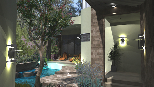 House Plan 2028 Courtyard