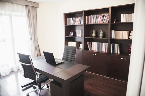 Designing a home office with space in mind