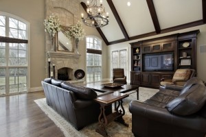How to decorate a vaulted ceiling