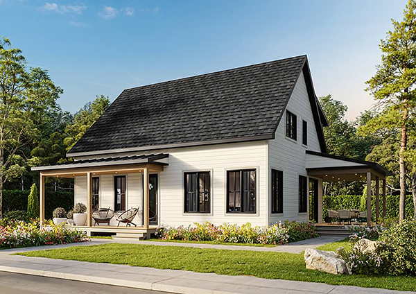 A Compact Cottage with 2,826 Square Feet and 5 Bedrooms Across 3 Levels