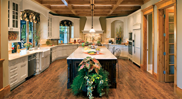 open kitchen floor plan