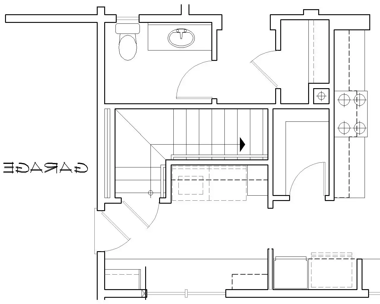 Stair Location for Basement Version