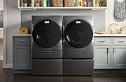 A Washer with Smart Downloadable Cycles That You Can Give Instructions to in a Variety of Ways