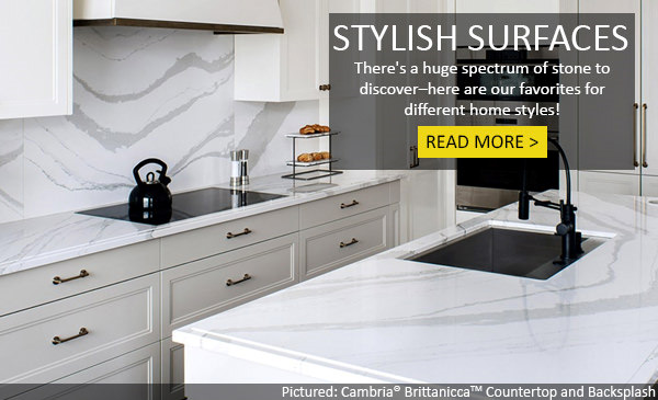 See a Variety of Stone Countertops and Imagine How They'd Look in Your Kitchen!