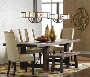 LAMPS PLUS Contemporary Dining Room