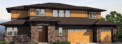 click to view plan HHF-2296, a contemporary design