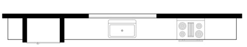 Single Wall Floor Plan