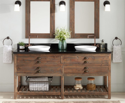 Signature Hardware 72" Benoist Double Vanity