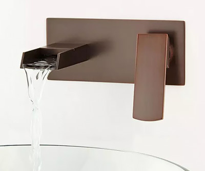 Signature Hardware Broeg Wall-Mount Waterfall Faucet