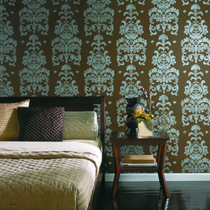 York Wallcoverings Intaglio Damask