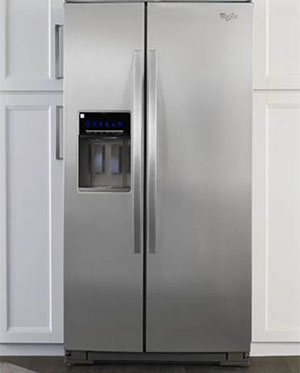 Whirlpool Side-by-Side Refrigerator with 6th Sense LiveTechnology