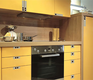 Contemporary Pull Round Two Kitchen