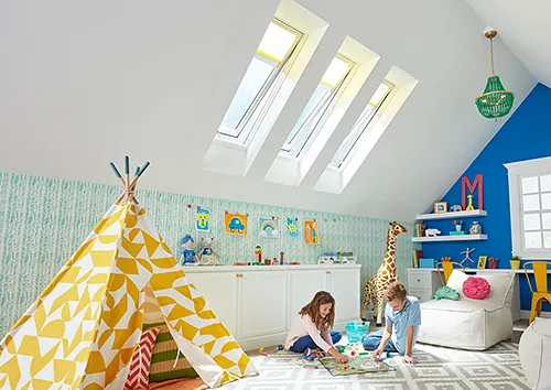 VELUX Solar-Powered "Fresh Air" Skylights