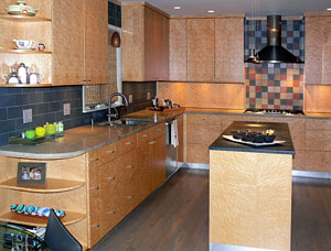 Oakwood Veneer Maple Veneer Kitchen