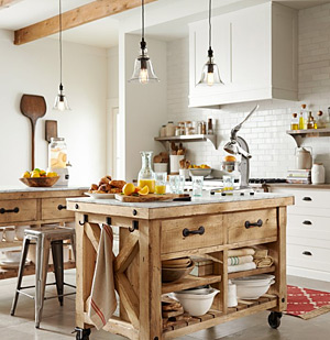 Fireclay Tile Rustic and Traditional Kitchen