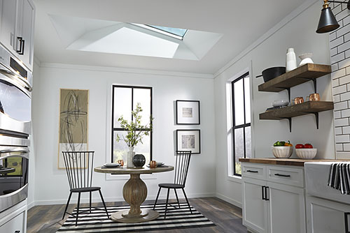 VELUX Skylight in a Light Well