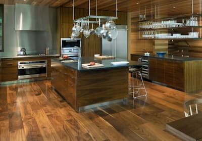 Carlisle Custom Walnut Flooring