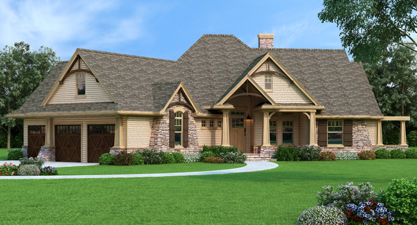 craftsman ranch house plan