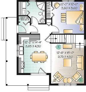 Floor Plan With Many Foundation Corners