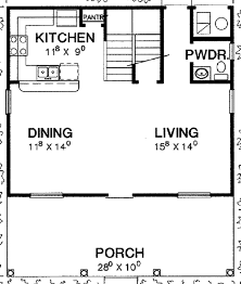 Floor Plan With Only Four Corners