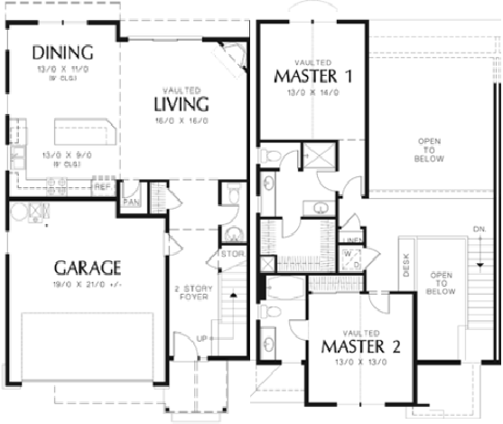 Duplex House Plans Multi Family Living At Its Best Dfd House