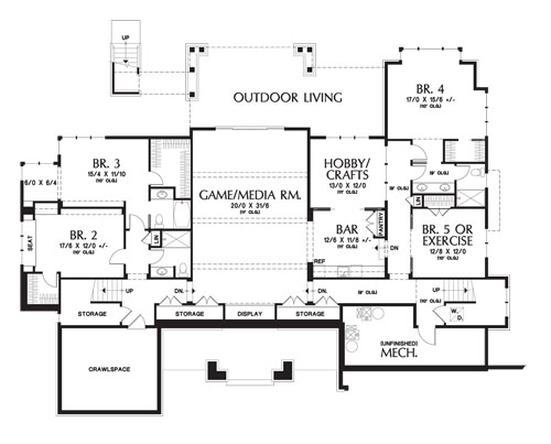 Cottage House Plan B1154 The Ellington