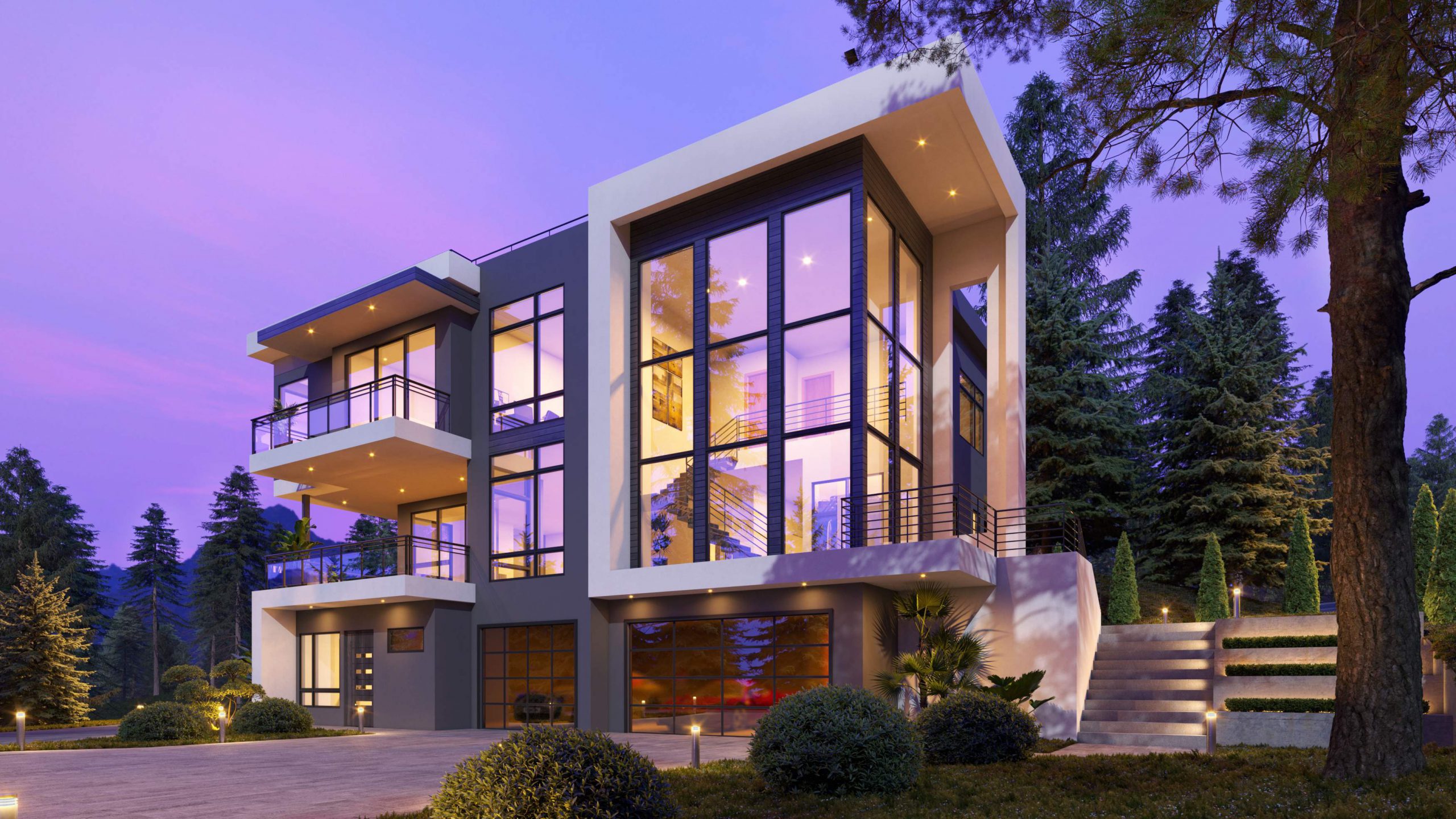 Aspiring homeowners are drawn to the dramatic style of modern contemporary architecture