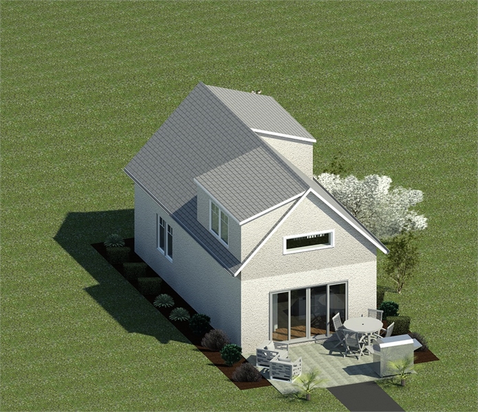 an affordable concrete block design ideal for building a home in Florida