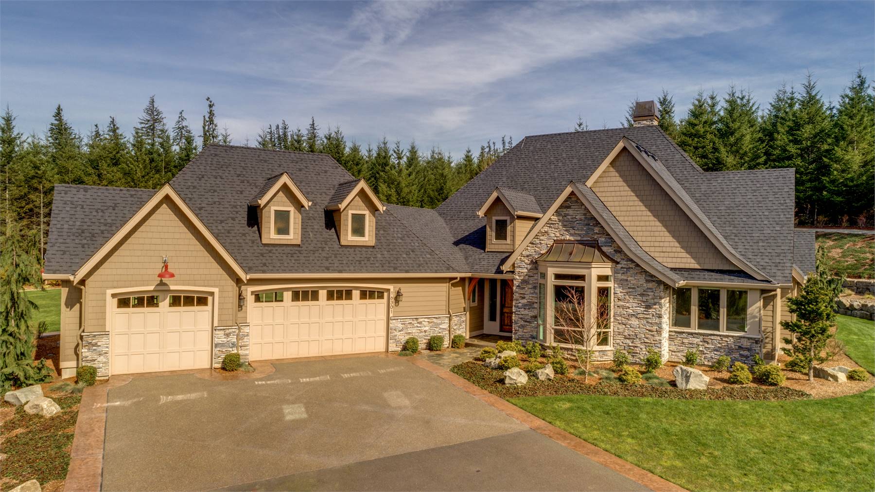 a lovely traditional home with an awesome den