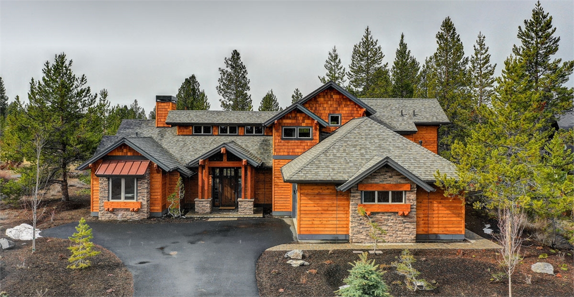a spacious crafty lodge with a main-level focused floor plan and space to expand upstairs