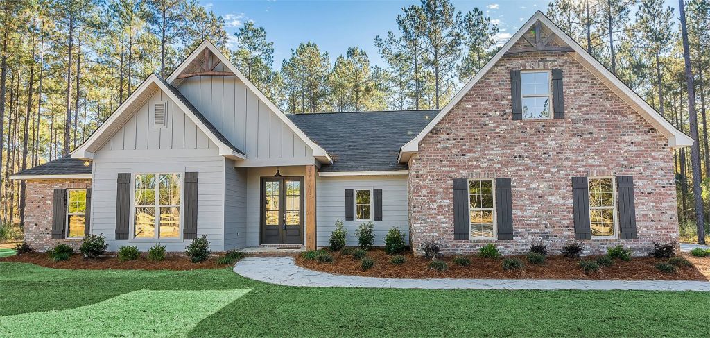 if you want to choose the right house plan for your lot and a growing family, a ranch like this with an accessible layout could be perfect