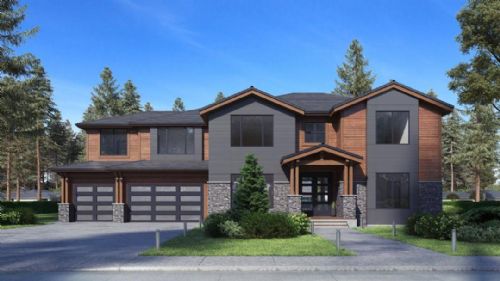 A Modern Mountain Design with 3,173 Square Feet, 4 Bedrooms, a Two-Story Great Room, and More