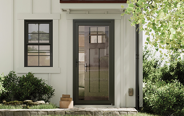 A Durable Wood-Look Door with the Protection of an Integrated Storm Door