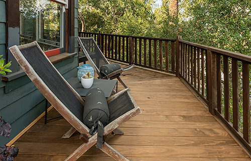 A Deck with Beautiful and Durable Wood Decking