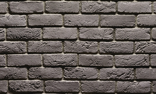 An Adaptable Brick Profile in a Chic and Industrial Dark Grey Color