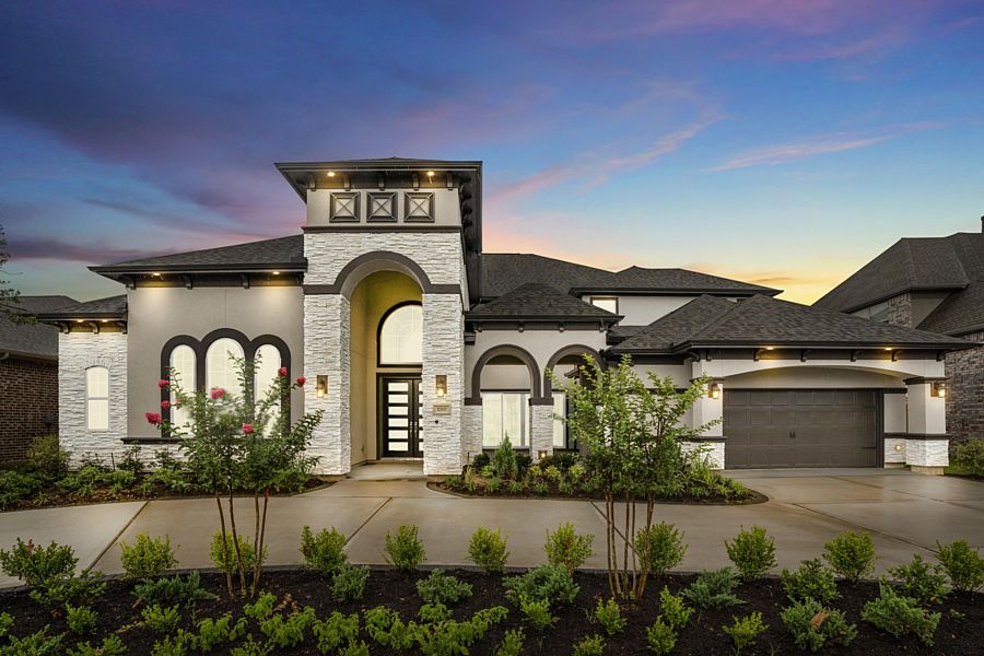 A Grand Mediterranean Home with Light Stone Accents for Contemporary Appeal