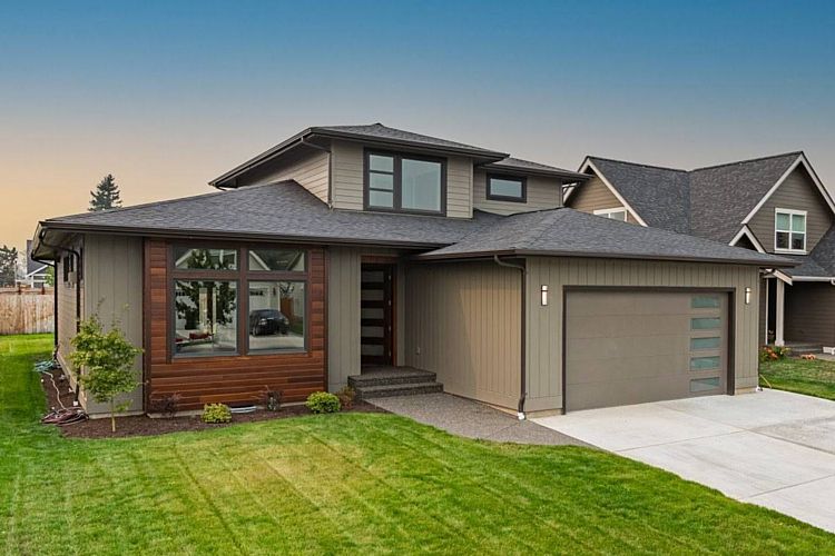 A Neighborhood-Friendly Two-Story Home with Three Split Bedrooms, Open Living, and an Office