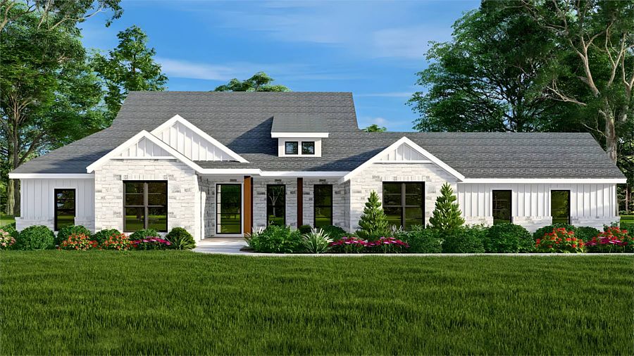 An Updated Country Ranch with 3 Bedrooms, Open Living, a Studio, and a Side-Entry Garage