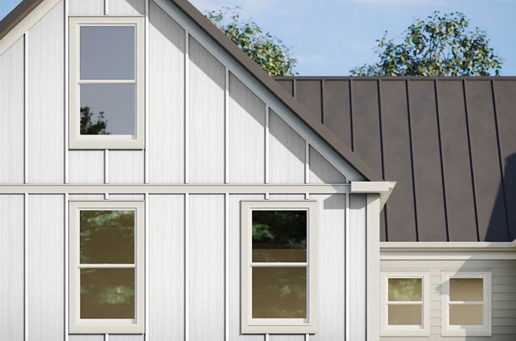 Fiber Cement Board-and-Batten Siding with Amazing Durability and Tons of Finishing Options