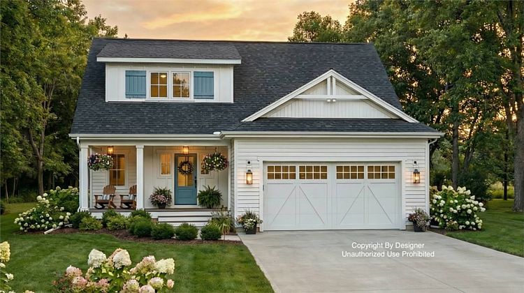 A Small Bungalow with 1,974 Square Feet, 3 Bedrooms, 2.5 Baths, Open Living, and a Loft