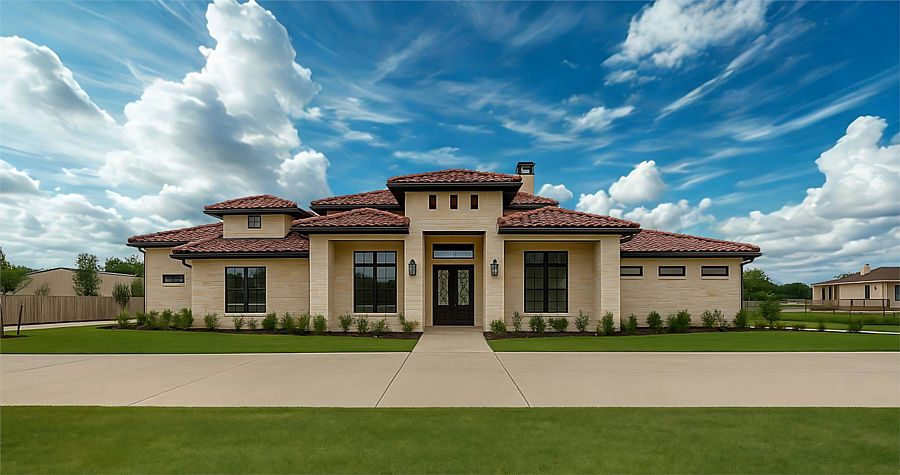A Luxe Spanish Ranch with 3,061 Square Feet, 3 Beds, 3 Baths, Open Living, and an 8-Car Garage