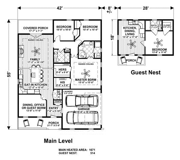 House Plan 9785 The Keyingham Place, Kitchen In Front Of House Floor Plans