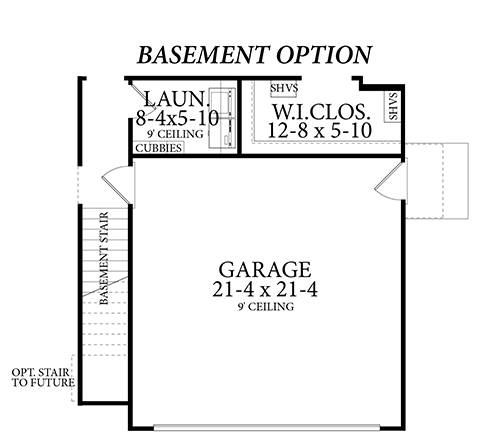 Basement Stair Location