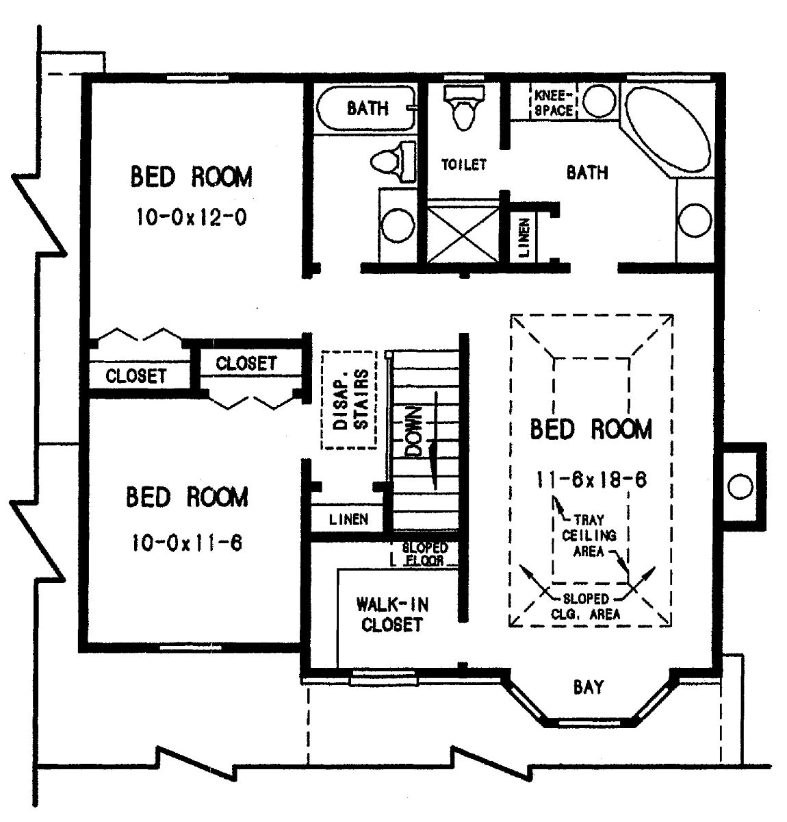 2nd Floor House Map Cottage House Plan With 3 Bedrooms And 2.5 Baths - Plan 3684 2nd Floor House Map Cottage House Plan With 3 Bedrooms And 2.5 Baths - Plan 3684