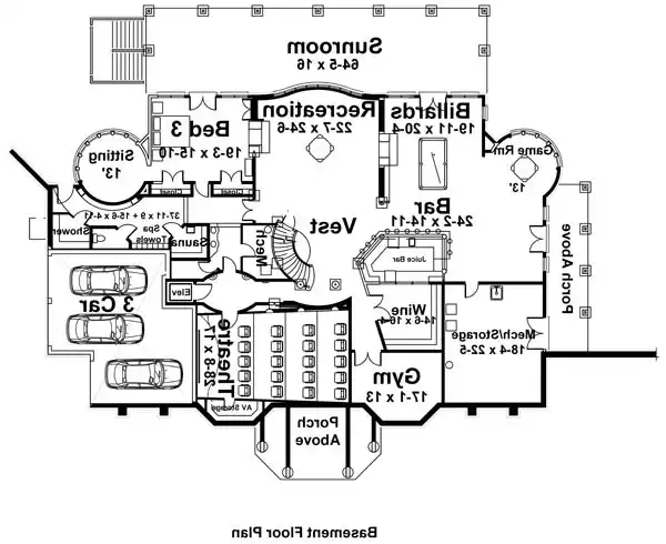 Basement Floor Plan